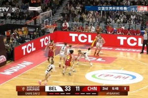 太猛了！女篮世界杯预选赛 法国女篮马隆加单臂劈扣！二运嫌疑？