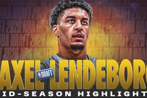 模板李凯尔！伦德博格大四集锦，场均14+7+3全能锋线！